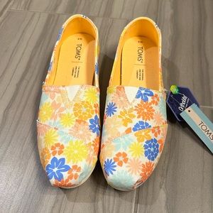 Toms flower print alpargata - NWT